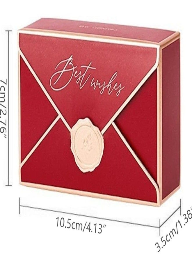 VRB Dec 10pcs Gift Boxes for Packaging/Gift Boxes for Gifting,hamper boxes for gift empty,gift hamper box for gifting,return Gifting,Chocolates, Dry Fruits, Wedding & Pooja Gifts. (10 Pcs - Maroon) - Image 2
