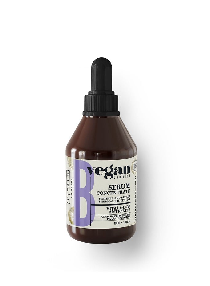 VITALS Blonde set for blonde and dyed hair Shampoo 500ml Mask 500ml Serum 100ml  Vegan Complex - Image 3