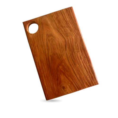 Nutrion Natural Solid Wood Chopping Cutting Board for Kitchen Vegetables/Fruits/Cheese|BPA Free|Eco-Friendly| Anti-Microbial (Width-26 Cm|Height-30 Cm|Thickness -3 Cm) - Image 1