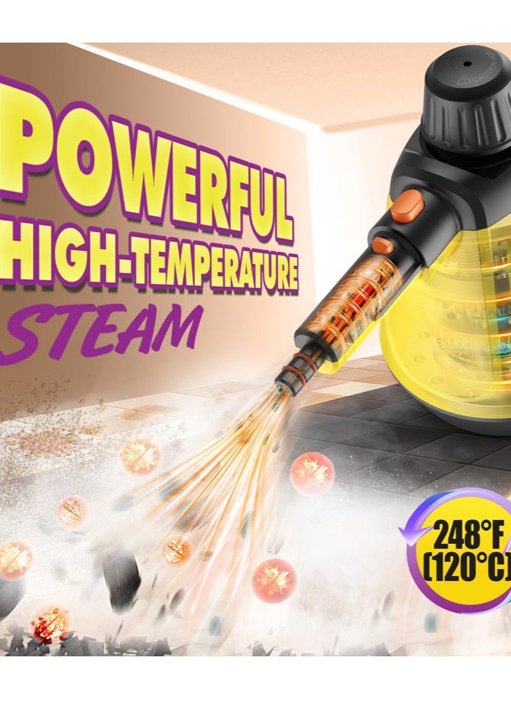 Joshberg - Multi-Surface Handheld Steam Cleaner with 10 Accessories, Pressurized Multipurpose On Demand Steam Cleaner for Home, Steamer for Cleaning Dirt, Grease, Grout, Tile, Floor, Couch and Car - Image 1
