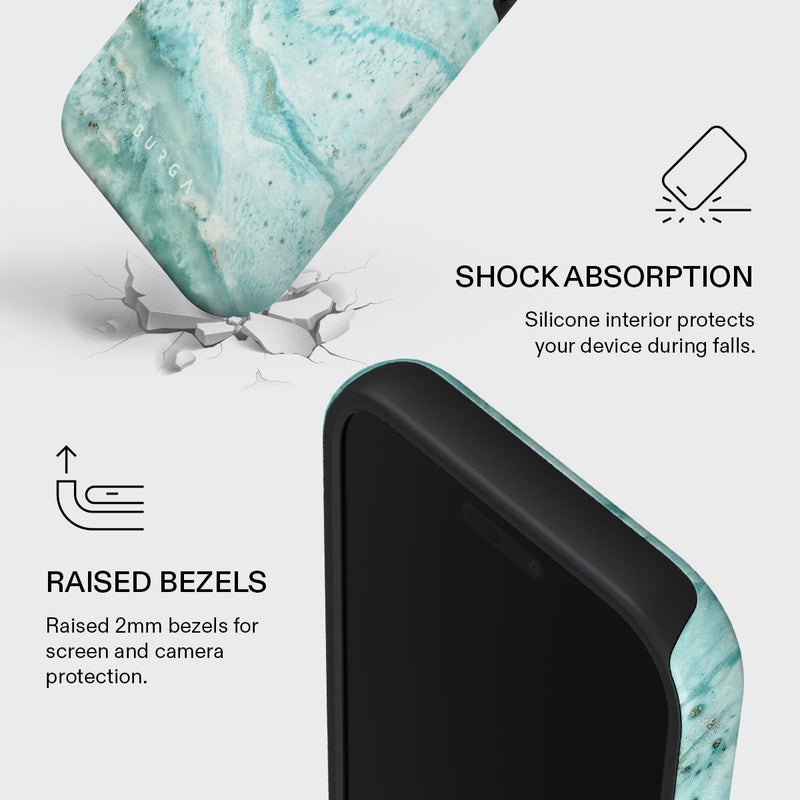 BURGA iPhone 17 Pro ULUWATU Premium Case Compatible with Hybrid Dual-Layer Hard Shell + Silicone Protection - Scratch-Resistant Shockproof Mobile Cover - Image 4