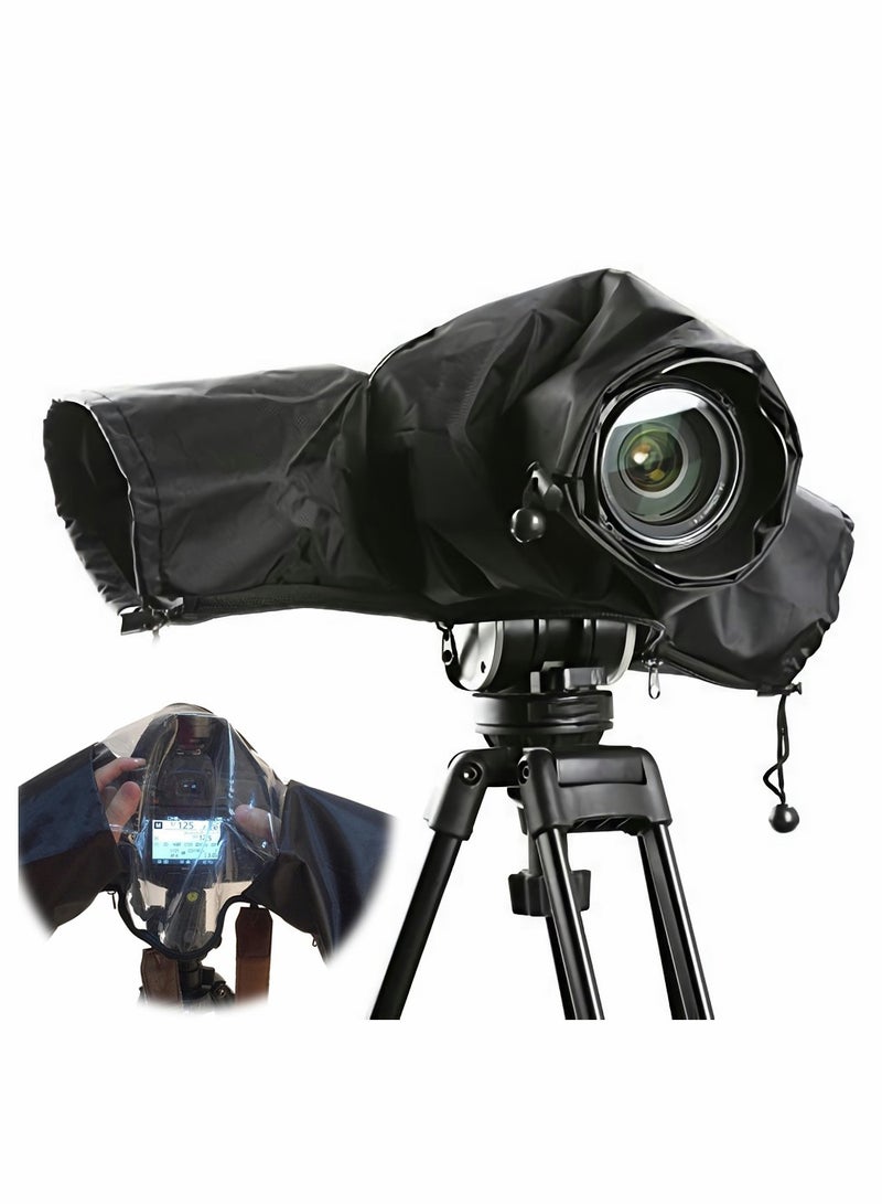 SYOSI Professional Nylon Camera Rain Cover with Enclosed Hand Sleeves, Photo Camera Accessories for Photography Rain Gear - Image 1