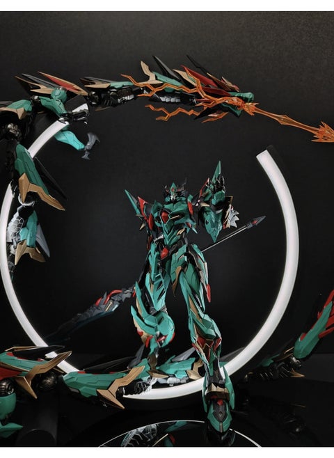 Gundam Model Three Kingdoms Dynamic Nuclear Ao Bing Lu Bu Cao Ren Bai Xueji Mecha Assembled Hand-made Toy Blind Box-Color:Make A Wish—qinglong [must Release Model]