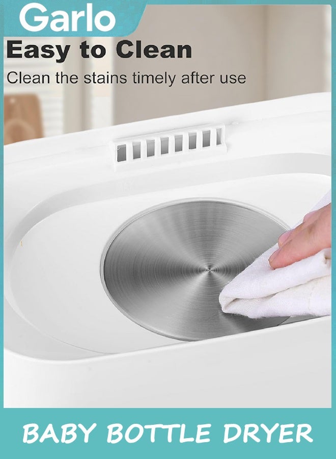 Garlo Baby Bottle Dryer, Electric Steam Baby Bottle Sterilizer, Sanitizer for Baby Bottles & Pacifiers, Breast Pump Parts, Large Capacity 8 Bottle, Fast Sanitizes and Dries Bottles - Image 3