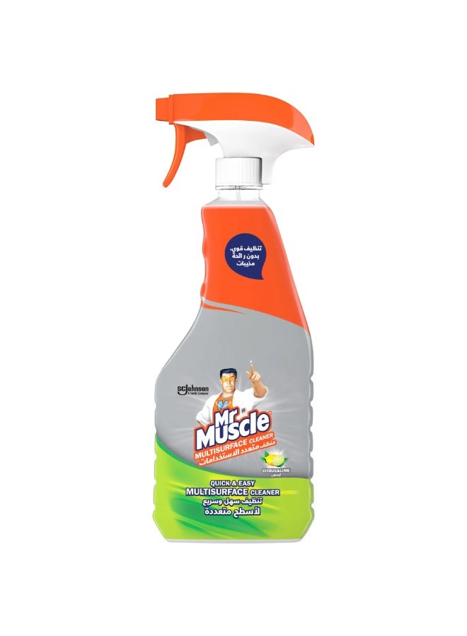 Mr Muscle Multi-Surface Cleaner Spray Citrus & Lime, 500ml