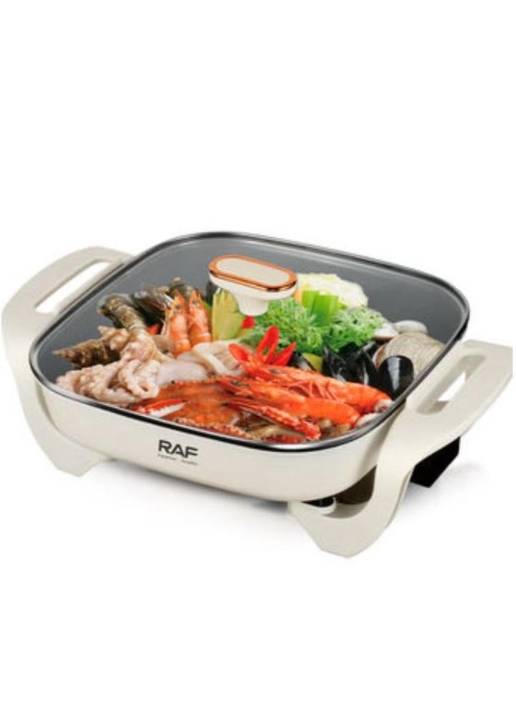 RAF Non-stick coating Electric Hot Pot Electric Cooking Pot 1200W 5L  - Image 1