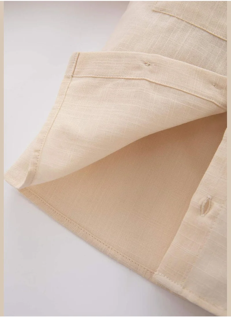 ديفاكتو BabyBoy Woven Long Sleeve Shirt