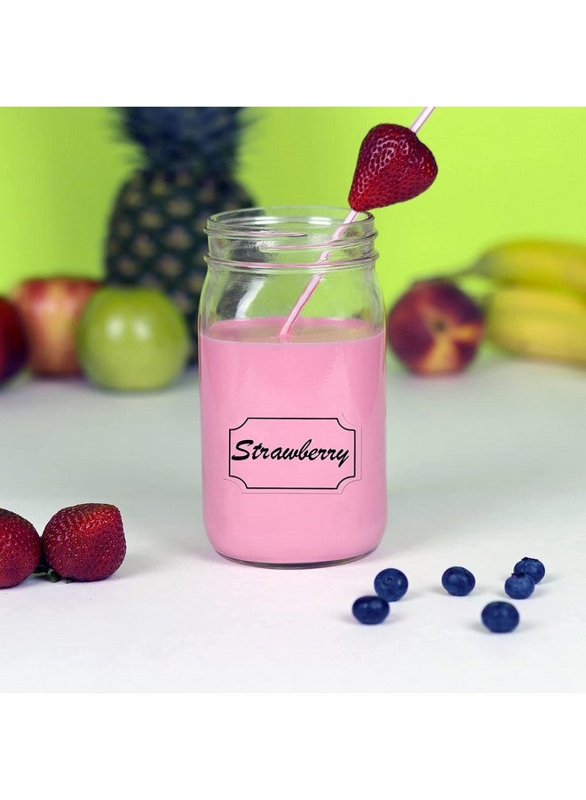 Besttile Transparent Clear Stickers Labels With Black Borderremovable Waterproof Transparent Jars Labels In Assorted Sizes For Jarsstorage Containers Or Craft Decoration2×1.5 Inch. - Image 4