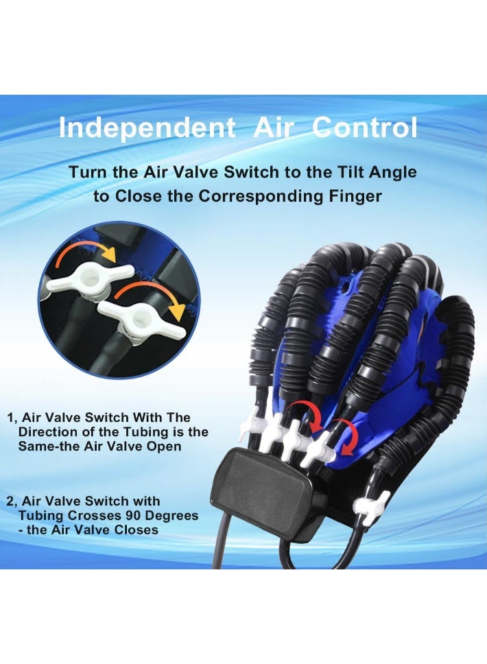 Arabest Rehabilitation Robot Gloves,Robot Rehabilitation Gloves,Hand Rehabilitation Equipment,Stroke Hemiplegia Glove(Left Hand-M) - Image 2