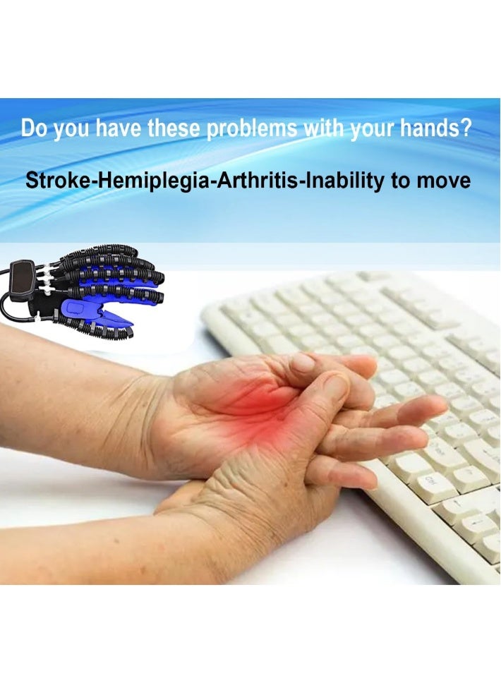 Arabest Rehabilitation Robot Gloves,Robot Rehabilitation Gloves,Hand Rehabilitation Equipment,Stroke Hemiplegia Glove(Left Hand-M) - Image 4