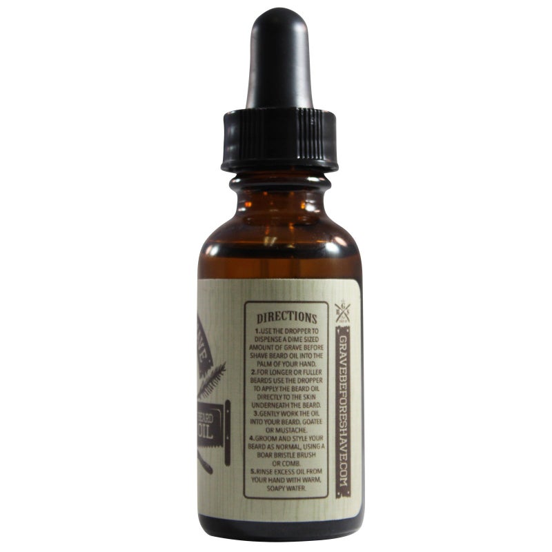 Grave Before Shaveâ„¢ Pine/Cedar Wood Beard Oil - Image 2