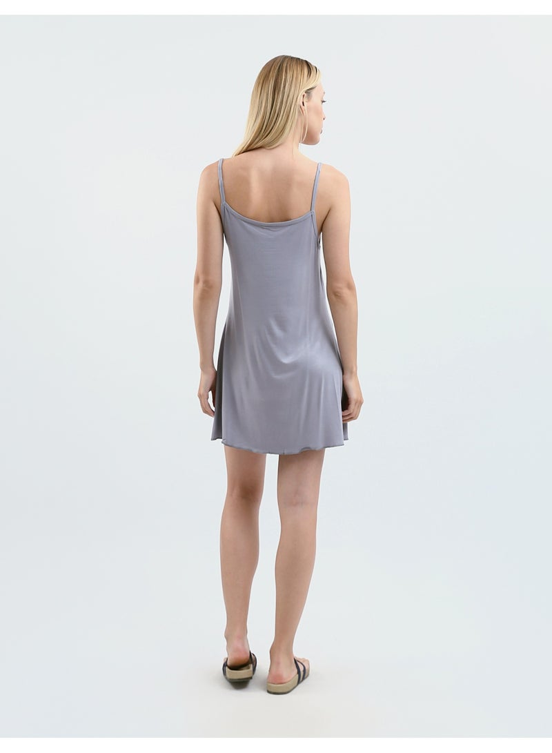 Mesery Sleep Shirt Cotton Thin Strap - Printed  - Image 3