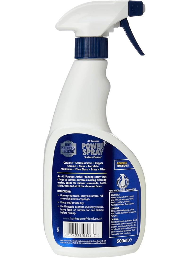 Bar Keepers Friend Power Spray All Purpose Surface Cleaner Power Spray 500ml - Image 2