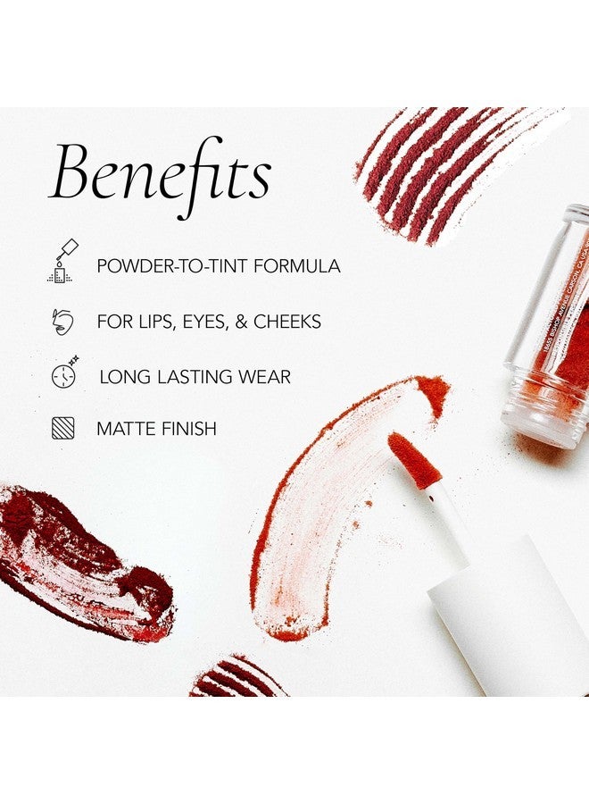 CLE Cosmetics Melting Lip Powder Mini Set of 6 - Lip Tint (Vegan, Cruelty Free, Paraben-Free) with Long-Lasting, Weightless Lip Stain, Usable on Lips, Eyes and Cheeks, Matte Finish, Travel Size - Image 3