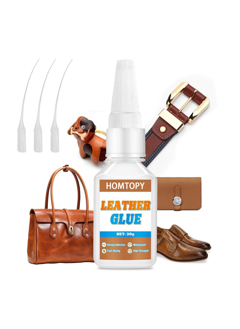 Generic HOMTOPY Leather Glue Instant Glue, Suitable For Leather Shoes, Bags And Belts Repair  - Image 3