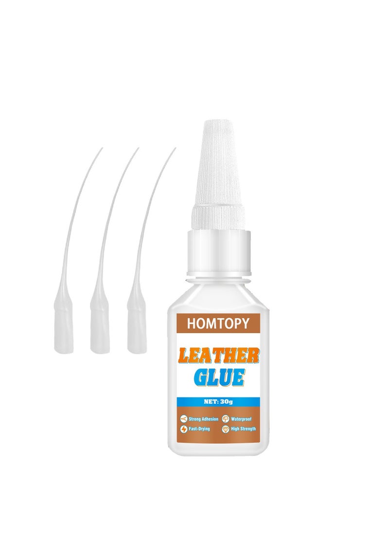 Generic HOMTOPY Leather Glue Instant Glue, Suitable For Leather Shoes, Bags And Belts Repair  - Image 1