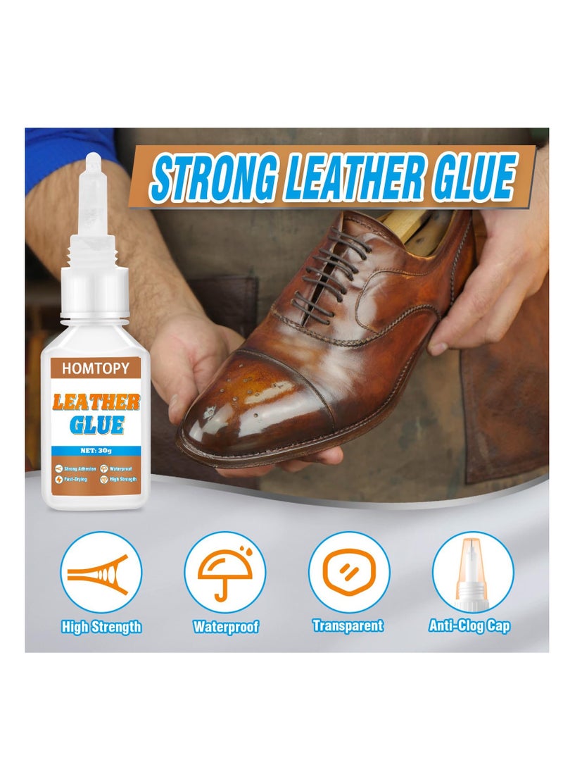 Generic HOMTOPY Leather Glue Instant Glue, Suitable For Leather Shoes, Bags And Belts Repair  - Image 4