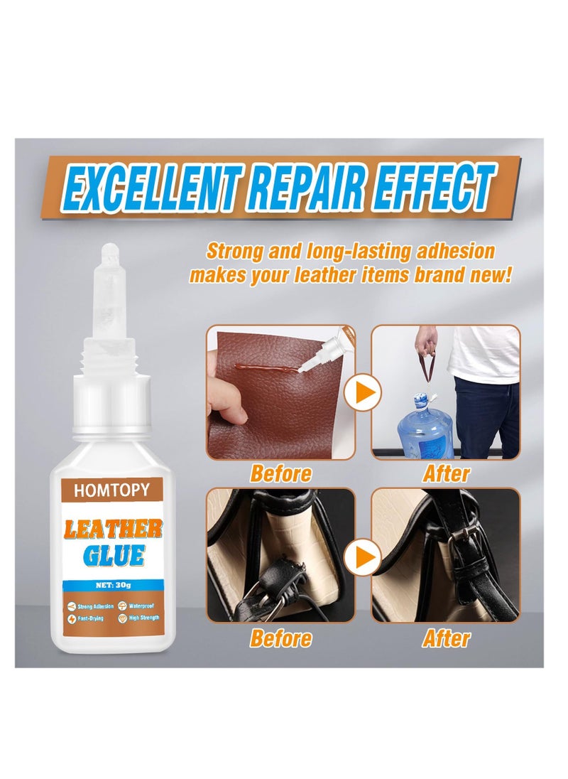 Generic HOMTOPY Leather Glue Instant Glue, Suitable For Leather Shoes, Bags And Belts Repair  - Image 5
