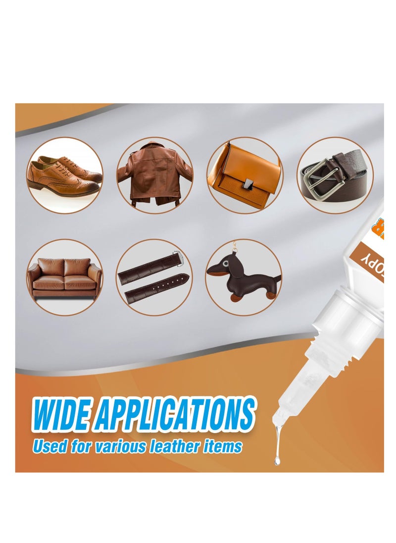 Generic HOMTOPY Leather Glue Instant Glue, Suitable For Leather Shoes, Bags And Belts Repair  - Image 2