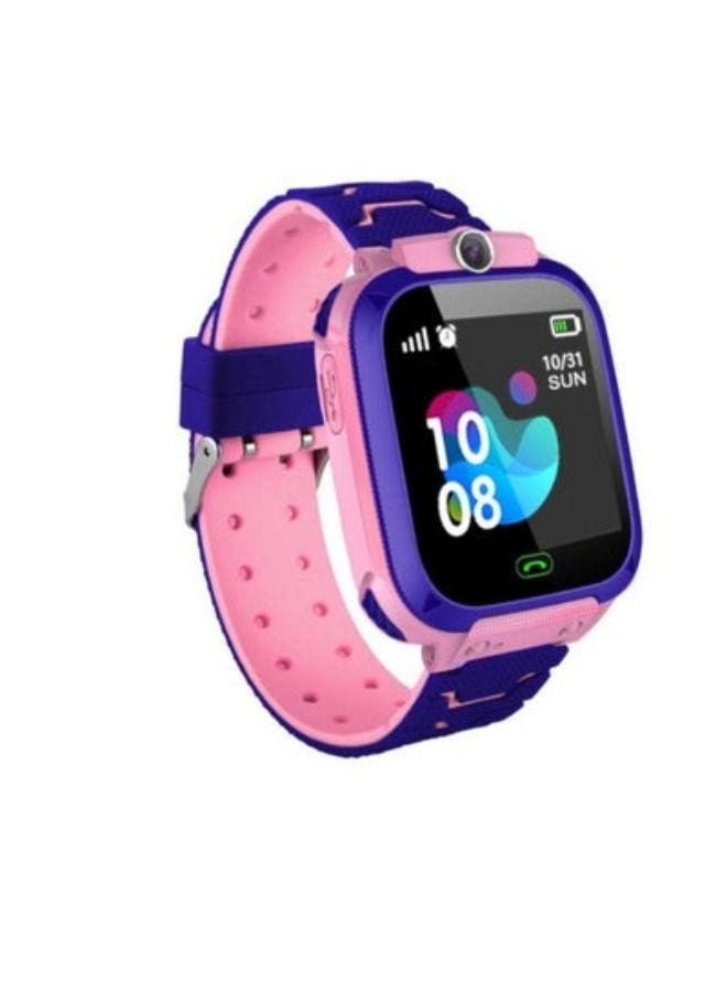 ACLIX Children's Smart Wrist Watch Phone Smartwatch For Boys Girls With Sim Card Photo Waterproof GPS Tracker Child Kids Smart Watch Pink/Black/Purple - Image 1