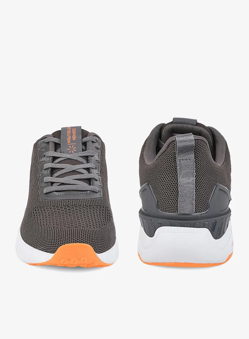 CAMPUS Men Chicago Memory Foam Lace-Up Running Shoes-DGry-Org