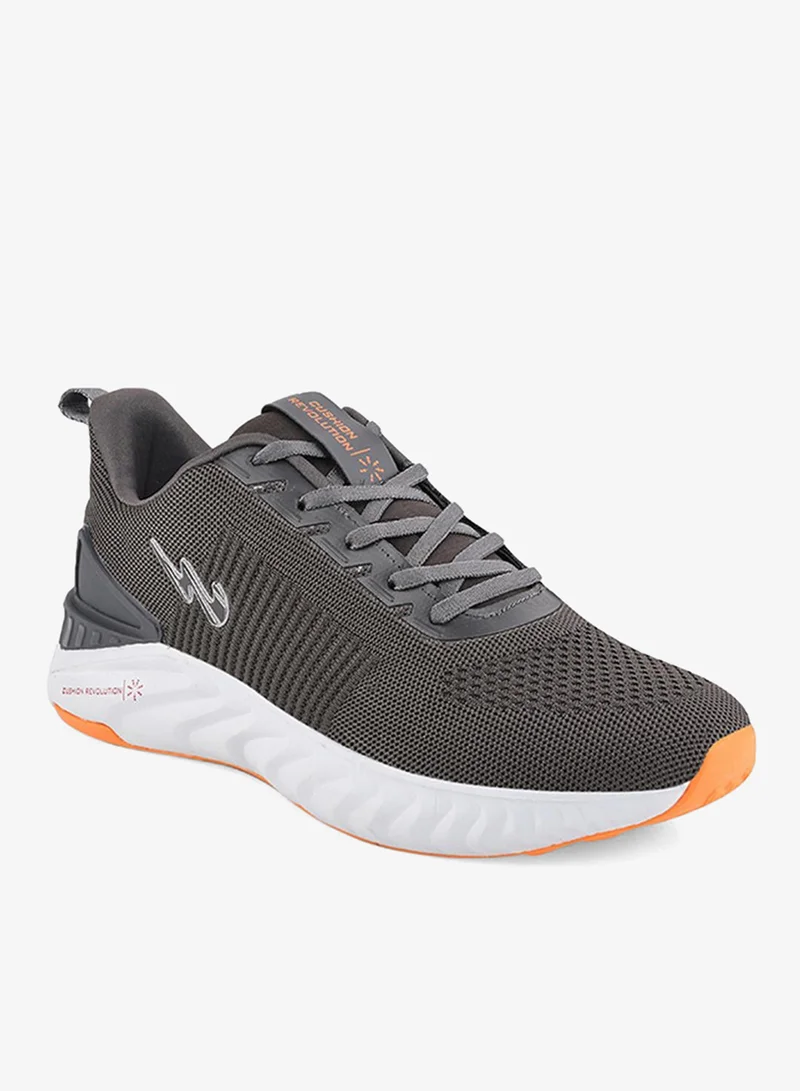 CAMPUS Men Chicago Memory Foam Lace-Up Running Shoes-DGry-Org