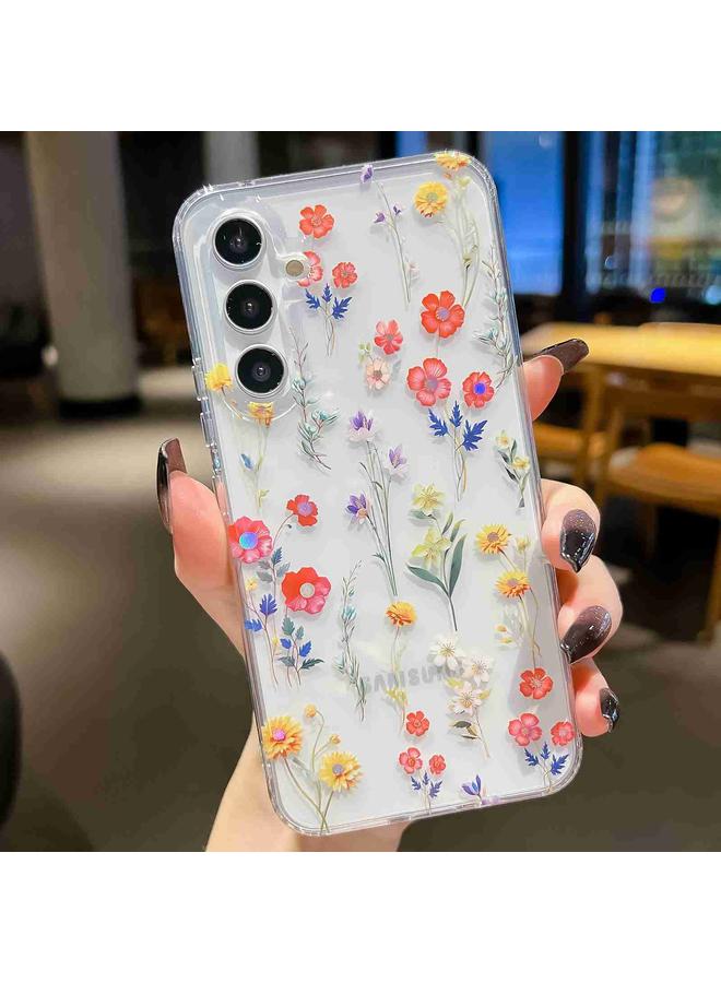 اس-توب جراب لهاتف Samsung Galaxy A14 مطلي كهربائيًا بنقشة سيمفونية - Image 1