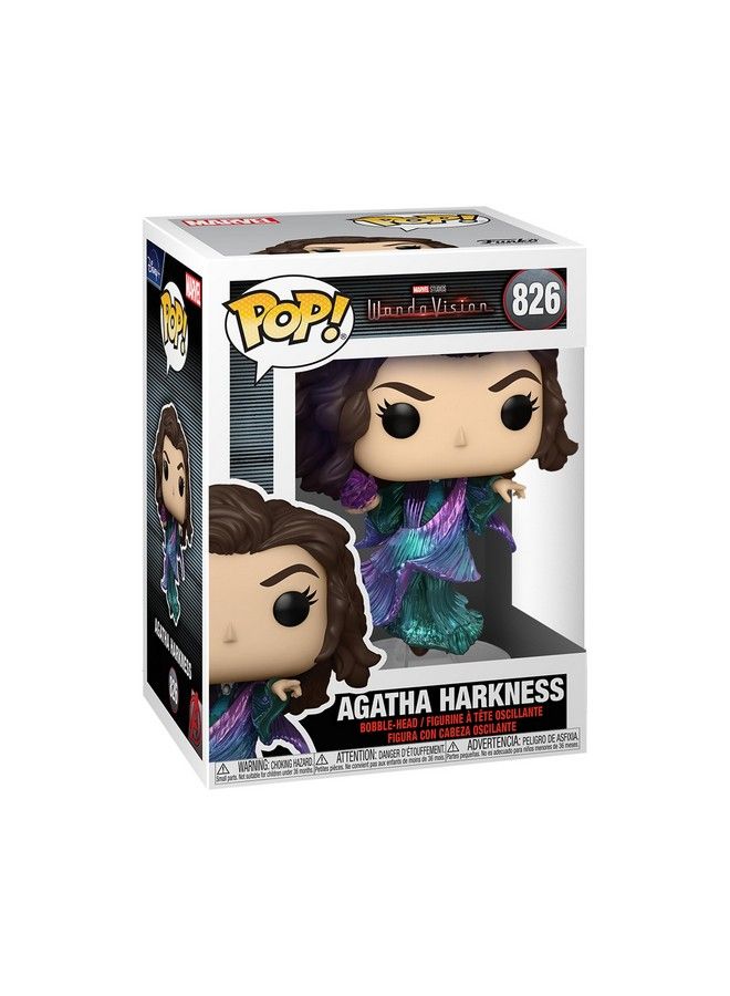 Funko بوب بوب مارفل: شخصية أغاثا هاركنس من واندا فيجن، تمثال فني متعدد الألوان بحجم 3.75 بوصة - Image 2
