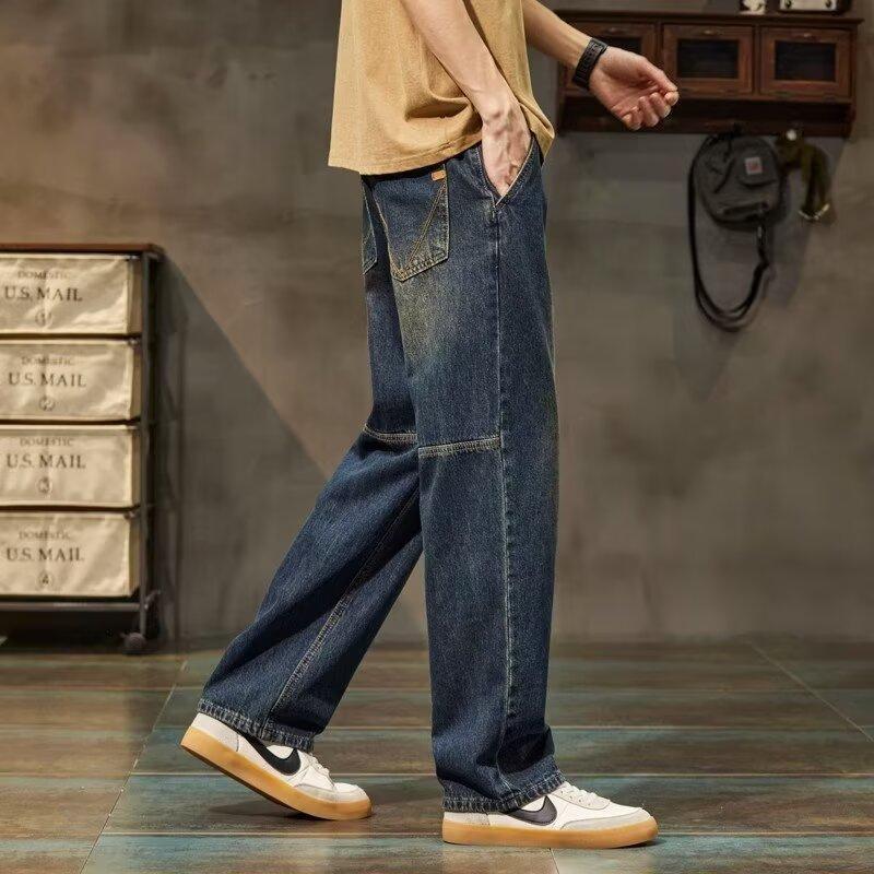 Unisex Classic Denim Jeans Loose Fit Daily Outdoor Wear - Image 5