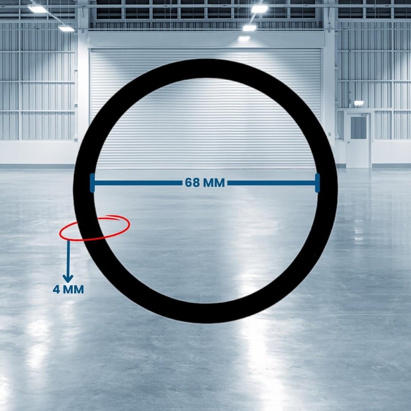 Smartpack O-Ring for Packaging of High-Speed Batch Coding Machine’s Spare Parts | Pressure, Seal | Quick Install, Rubber, Heat-Resistant, Industrial, Replacement O-Ring | Pack of 1 Medium Size - Image 1