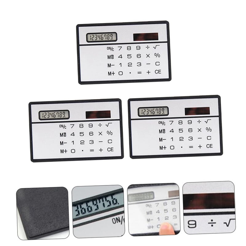 Solar Calculator Touch Screen Ultra Thin Portable for Students and Office Use - Image 3