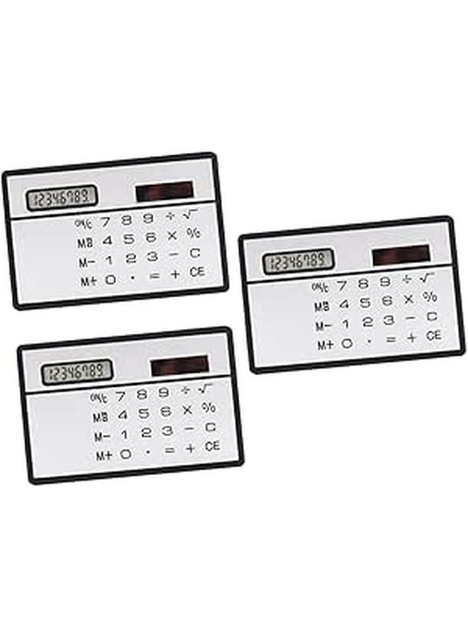 Solar Calculator Touch Screen Ultra Thin Portable for Students and Office Use - Image 1