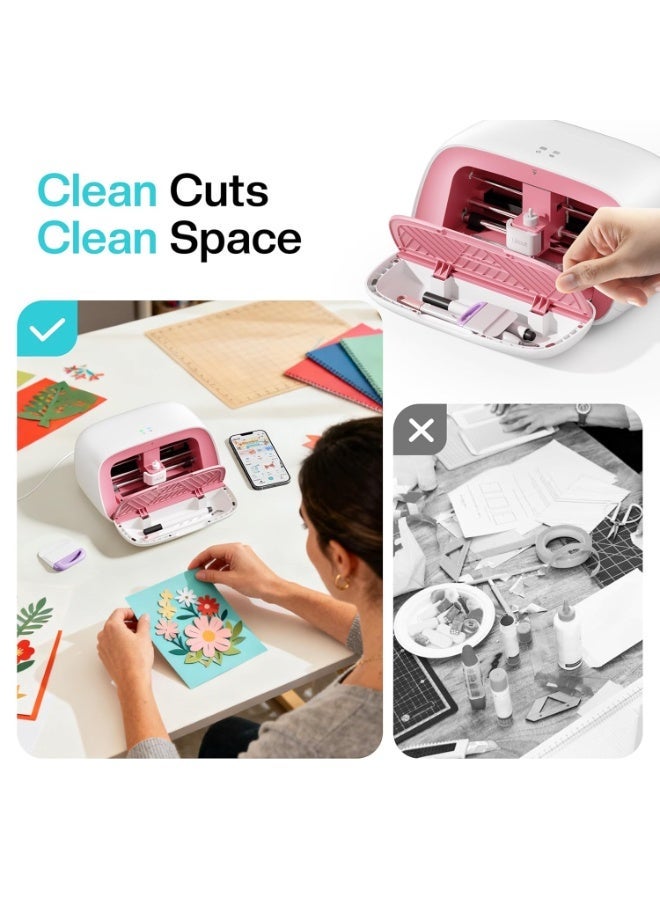 LIKCUT Vinyl Cutter Machine, Upgrade paper Cutting Machine Glee S501 for DIY Joy, Portable Smart Cutting Tool for Crafter, Sticker Decal Maker Printing for Resin Charms, Arts, Crafts & Party Supplies - Image 5