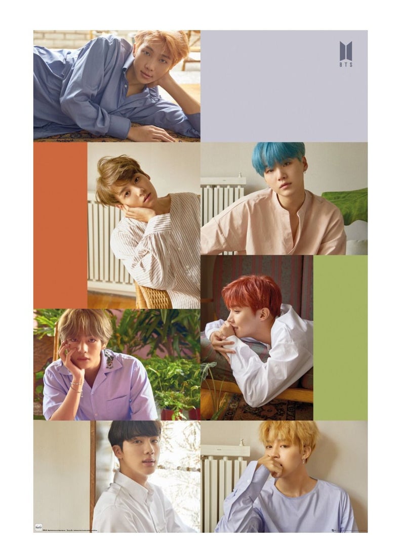 BTS  Group Collage  Kpop Poster