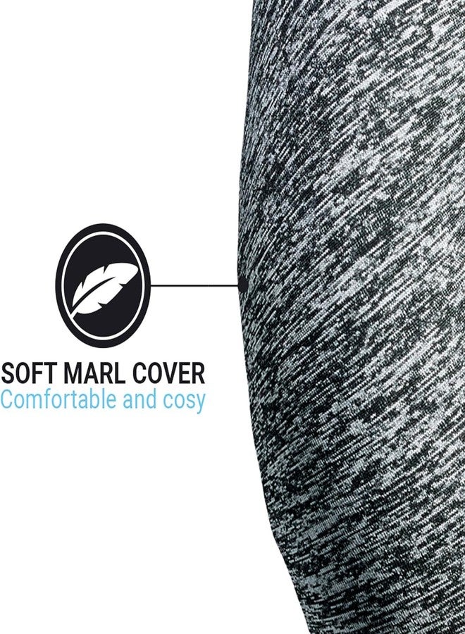 Go TRAVEL American ZZZ's Comfortable Neck Pillow, Memory Foam Travel Pillow for Uninterrupted Sleep, Ideal for Everyday Commute, Airplane, Bus, Car, and Gaming, Travel Essentials, Made in USA, Blue - Image 5