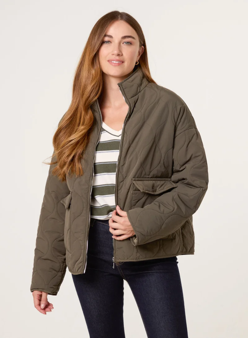 Blue Vanilla Quilted Jacket