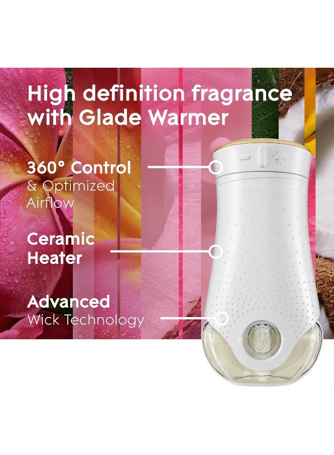 Glade عبوات غليد بلوق إنز معطر الهواء، معطرة وزيوت أساسية للمنزل والحمام، أزهار استوائية غريبة، 3.35 أونصة سائلة، 5 عبوات - Image 5