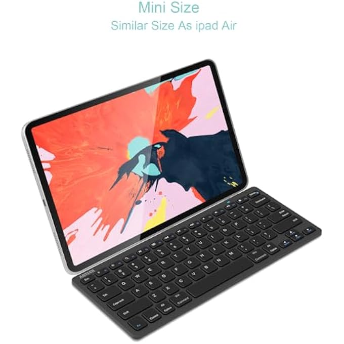 Arteck ULTRA-SLIM BLUETOOTH KEYBOARD - BLACK - Image 2