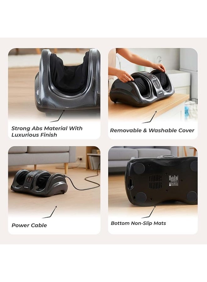 Electric Foot Massager with Air Compression Deep Kneading Shiatsu Hand Simulation Massage Speed Control Portable Foot Massage Machine for Home Use - Image 3