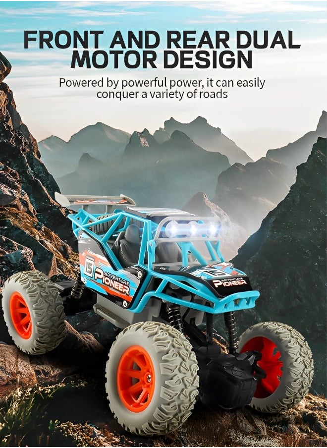 MIXDE RC Cars,1:20 Scale Electric Toy All Terrain Remote Control Car, Racing Cars Electric Vehicle,Kids Outdoor Toys Fast Racing Buggy Toy with Led Lights  - Image 4