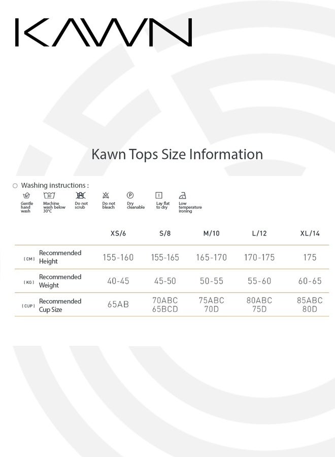 KAWN.YOGA Womens Square Neck Sports Bra  - Image 2
