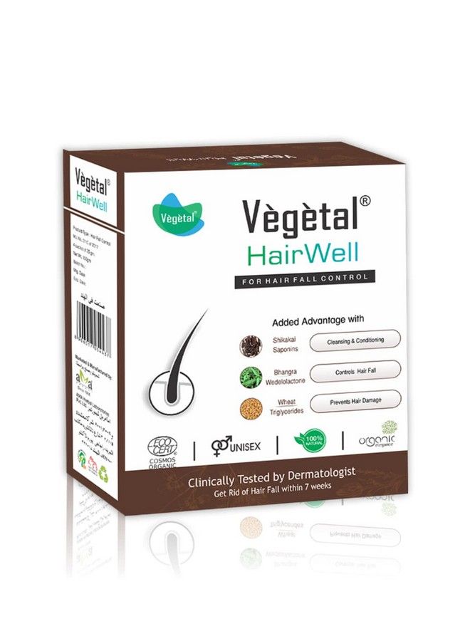 Vegetal Hairwell An Hair Fall Treatment And Regrowth Product 100G. - Image 1