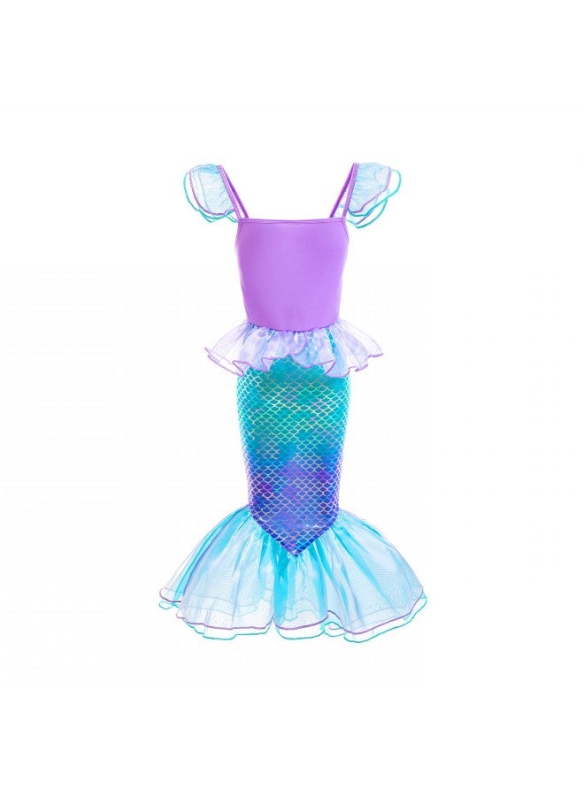 Swimsuit - Girls Mermaid Tail Swimsuit - DH77, 130 - Kids Swimming Costume, Beach Bikini, Summer Swimwear, Quick Dry, Pool Party, Bathing Suit Swimsuit - Image 5