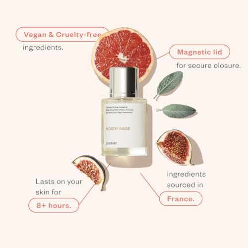 Dossier - Woody Sage - Eau de Parfum - Inspired by J.Malone's Wood Sage & Sea Salt - Perfume Luxury - Pure Infused - Paraben Free - Vegan - For Women Men Unisex - Fragrance 1,70z (Spray 50ml) - Image 2