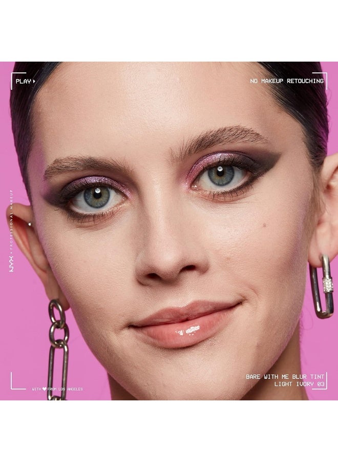 NYX PROFESSIONAL MAKEUP Bare With Me Blur Tint Foundation - Light Ivory 30ml - Image 4