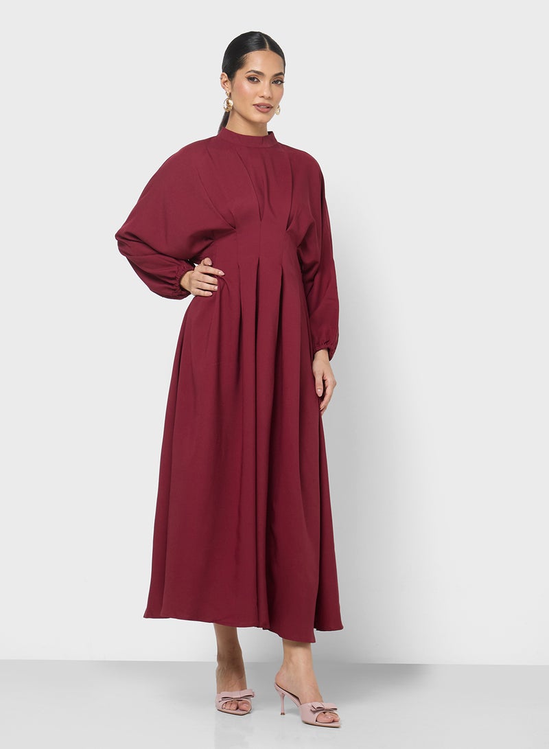 Khizana Puff Sleeve A-line Dress - Image 4