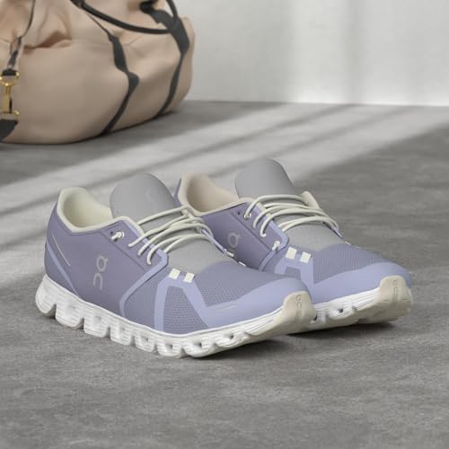 On Women's Cloud 5 Sneakers, Nimbus/Alloy, 9 - Image 2