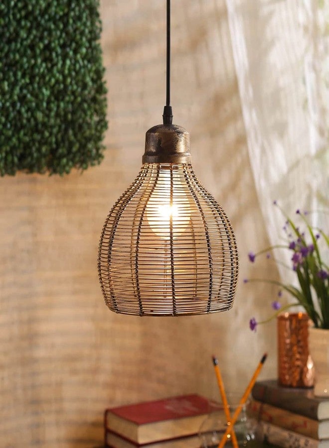 Improvhome Black Metal Single Hanging Lights - Image 1