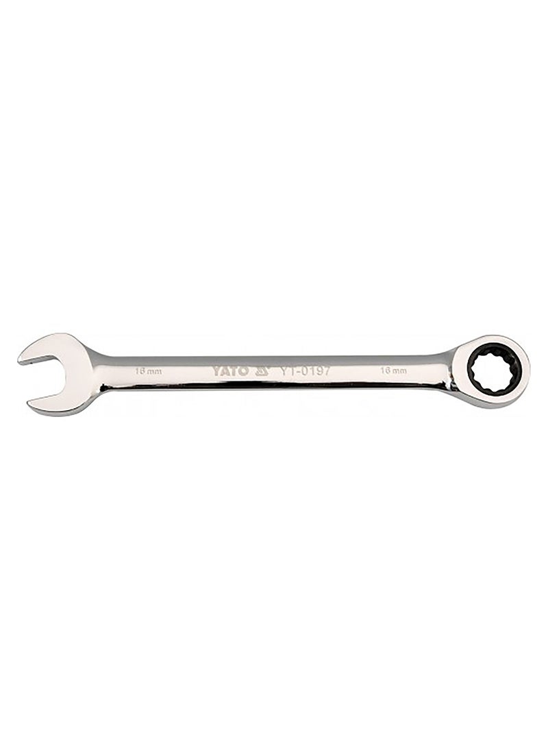 Yato YATO Combination Ratchet Wrench 18mm W/Plastic Hanger YT-0199