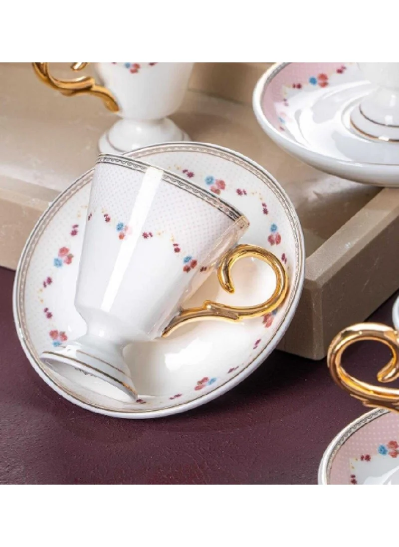 Acar Gemma Set of 6 Porcelain Coffee Cups 5111
